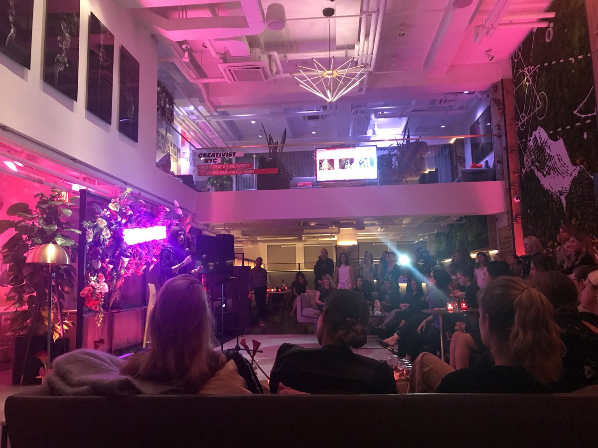 Important conversations tonight at <a href="/AssemblageNYC/">The Assemblage</a> with <a href="/dosomething/">DoSomething</a> <a href="/ModernFertility/">Modern Fertility</a> <a href="/equalitynow/">Equality Now</a> <a href="/Shutterstock/">Shutterstock</a> #creativistnyc