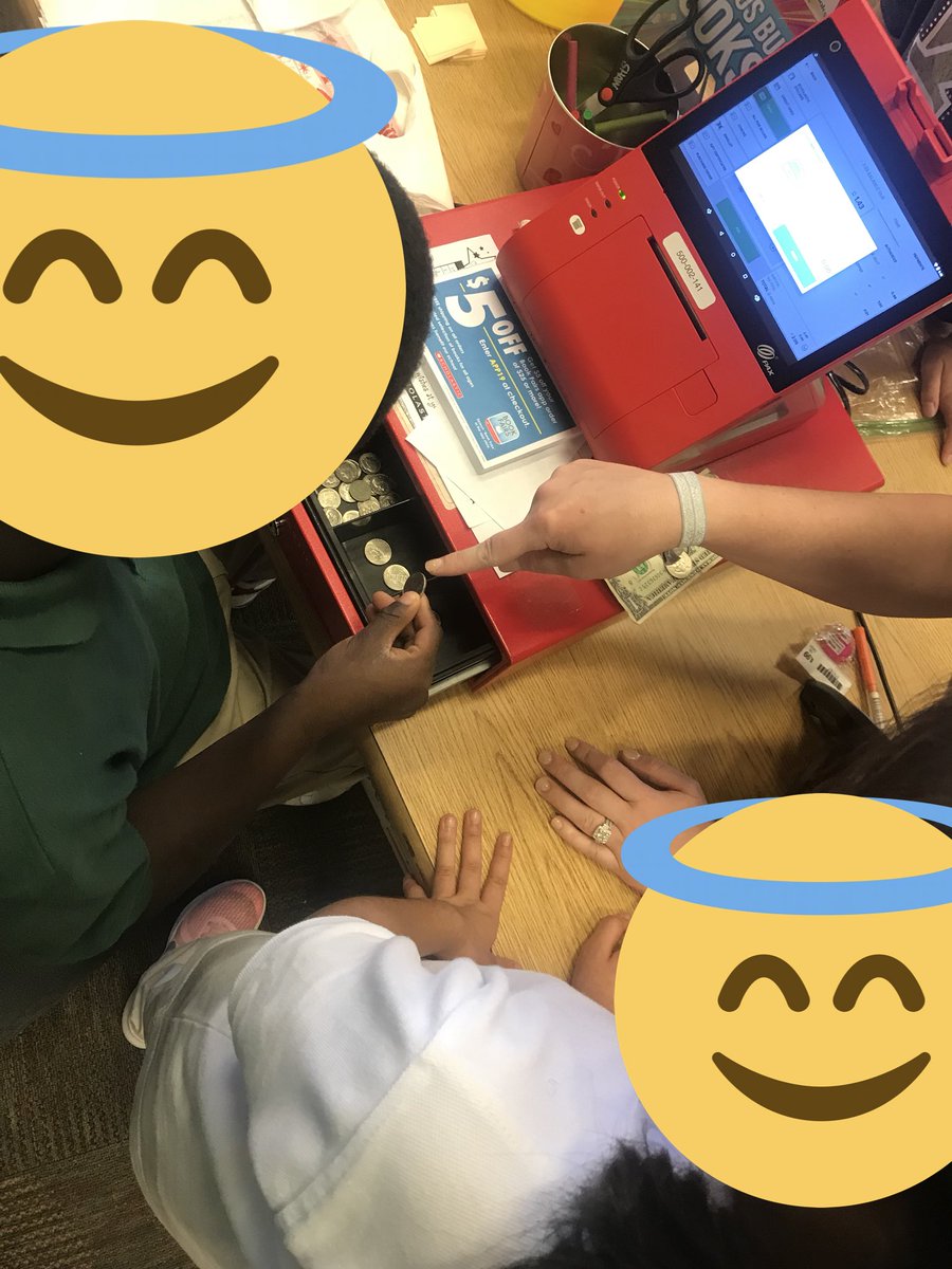 elisabethnewe10's tweet photo. Utilizing our Book Fair to teach money skills to my second graders. We love Mrs. Shaw!! Thanks for helping us with this skill. #mpsmovingforward #wilsonrangersLEAD #MPSAL #MakeEverydayExtraordinary #ApplyAAStandardsInEverything #WeLearnDifferentButAreNotLess #LibraryRangerShaw https://t.co/wiRvu6w8G4