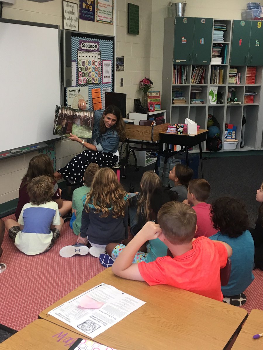We had our first guest reader today!  We so enjoyed <a href="/ecbatch/">Emily Batchelder</a> reading The Bear and the Piano!  Thank you for sharing such an awesome story with us!