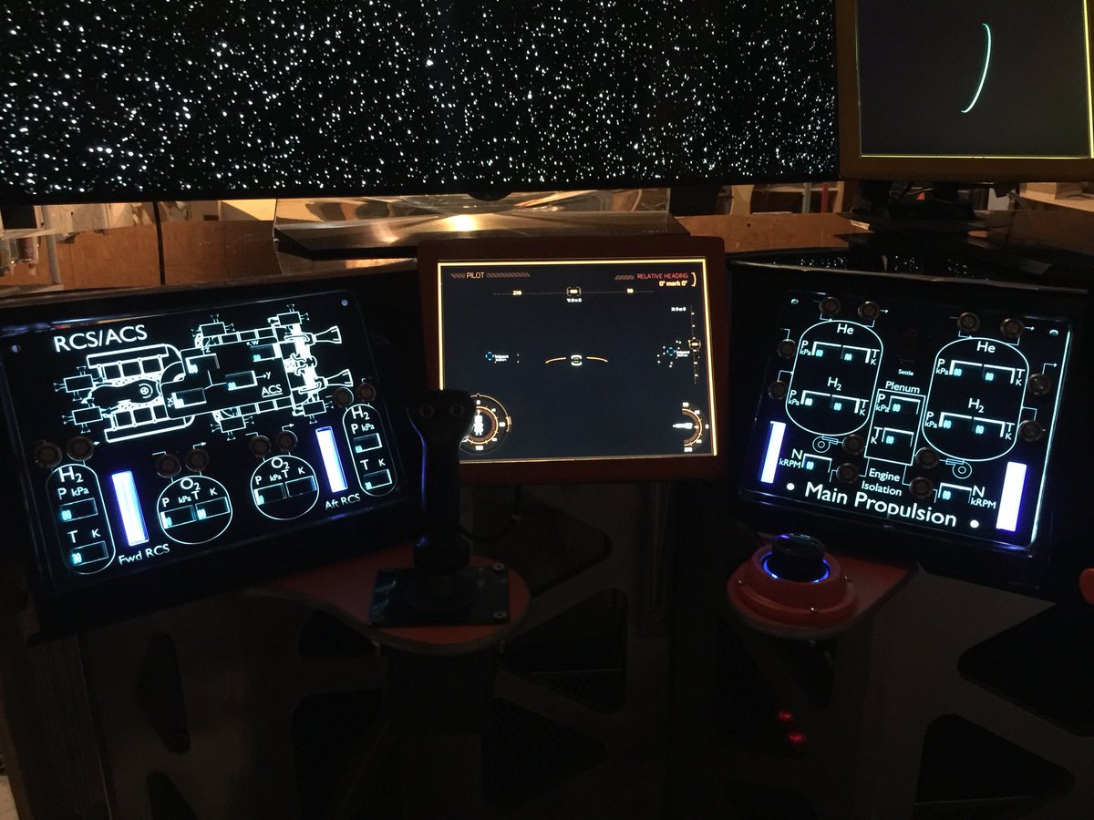 ParatusUniverse's tweet photo. Today we’re showing off the Pilot position! Our simulator travels to you. Kickstarter launching soon. Who is ready to get in? https://t.co/BcbboE35FA