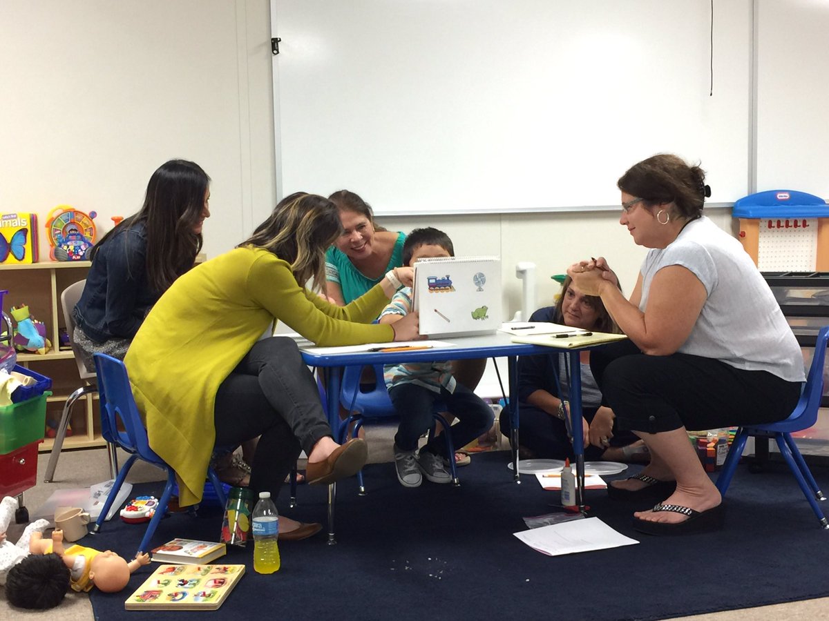 htmeredith's tweet photo. KISD PPCD Arena Assessments are second to none! This team with a diagnostician, teacher, speech pathologist, LSSP, OT and interpreter brought the best out in our little friend. Proud of our Best Practices!#Educate.Empower.Embrace @KatyISDSPED @katyisd https://t.co/LcJDb21Owb
