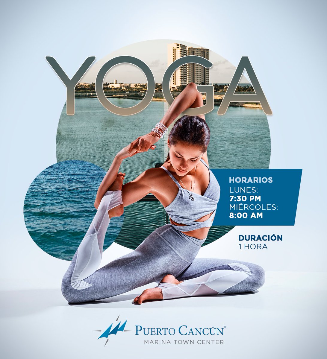 No te pierdas nuestras clases de yoga abiertas y gratuitas para todos nuestros visitantes.

¡Te esperamos frente a la marina!

 📌 Llevar toalla y tapete - Clases mixtas #FelizJueves #CaribeMexicano