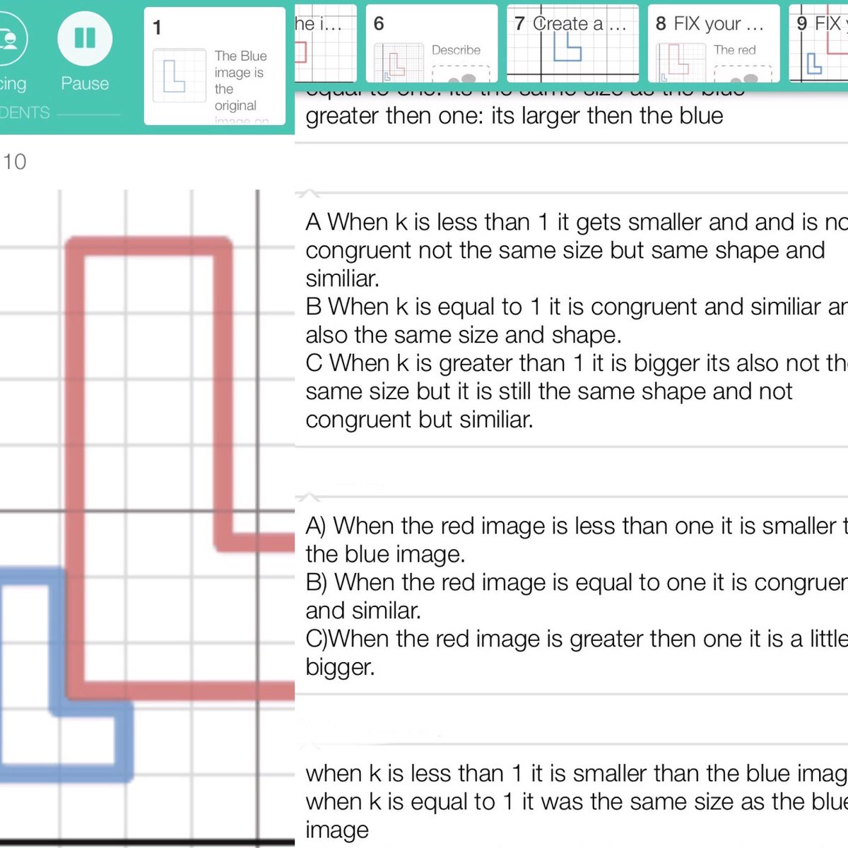 MrsCooperHEMS's tweet photo. Had some awesome discovery learning and digital collaboration going on today with @Desmos classroom activities! @HEMS_Bears https://t.co/D6097Q8Df0