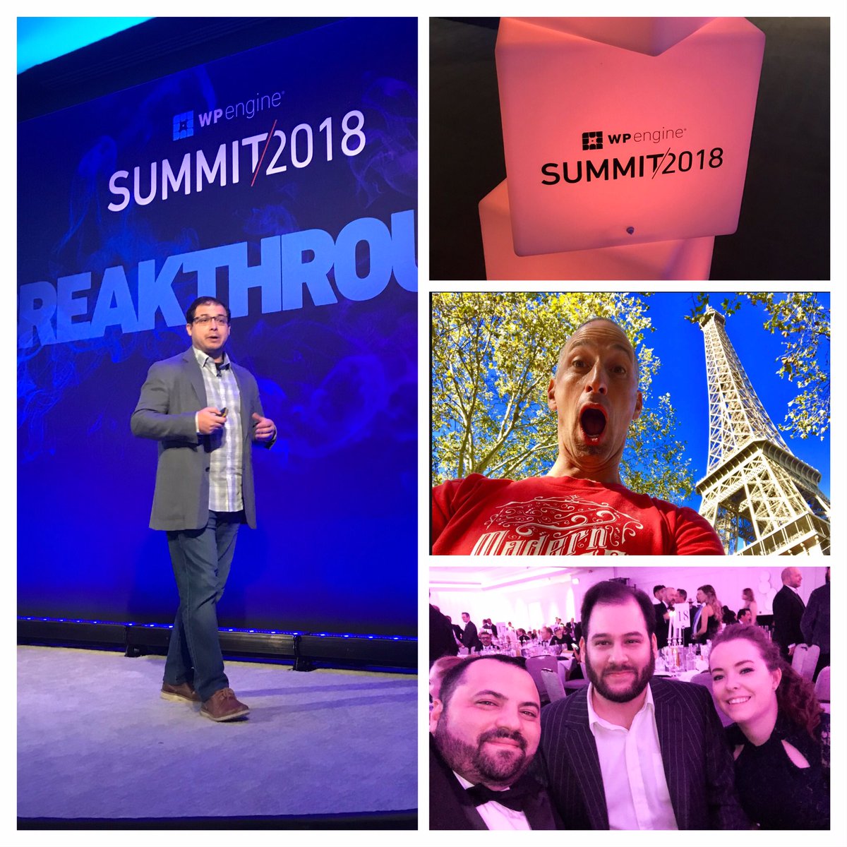 ModernTribeAgcy's tweet photo. Keep an eye out for excited (but jet-lagged) Triberians this week. We’ve got folks in Austin for the @WPEngine #WPESummit, London for #ECE18, and Berlin to speak at @dotallconf. Also, safe travels to our directors headed to France for their retreat! ✈️ https://t.co/gJBLR0jRPA