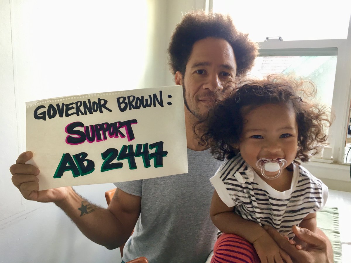tiffanu's tweet photo. .@JerryBrownGov my baby says we need your support! Please sign #AB2447 into law today! Our communities deserve the right to know about local land use decisions. @cejapower @LCJandA @CRPE_EJ @CCAEJ @EHCSanDiego @SCOPE_LA @AsmReyes47 #EJnotifications #HealthyHoods #Planning4EJ https://t.co/mWQrSuYBov