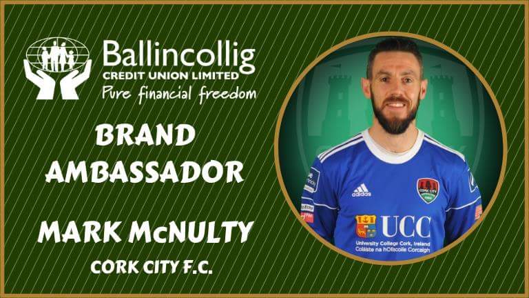 Ballincollig_CU's tweet photo. BCU'S NEW BRAND AMBASSADOR
Fresh from Saving a Robbie Keane Penalty on Tuesday for the Man Utd Legends at Páirc Uí Chaoimh, we here at Ballincollig Credit Union are thrilled to announce Ballincollig native & @CorkCityFC No 1 -
MARK McNULTY
as our new BRAND AMBASSADOR. https://t.co/XC3deHaUUU
