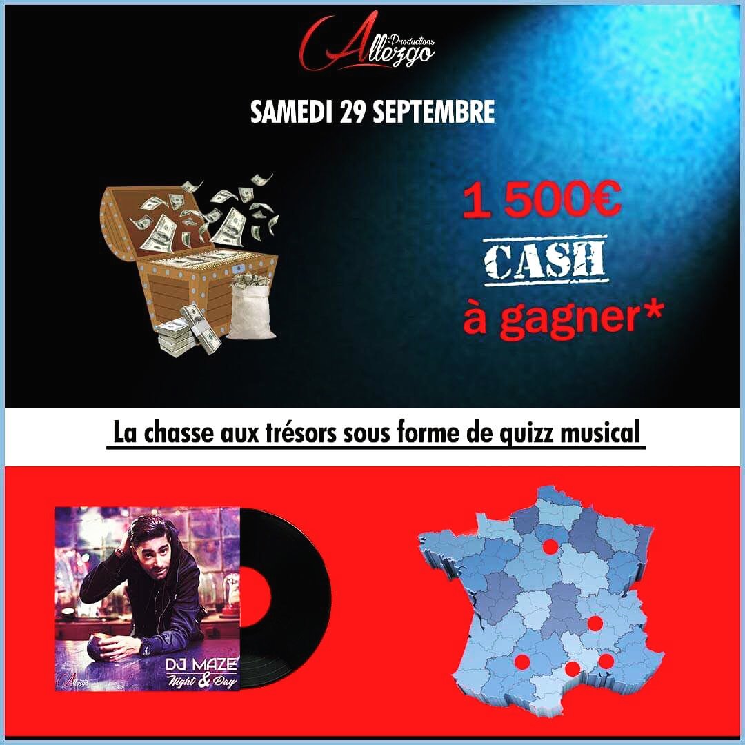 DJMAZEOFFICIEL's tweet photo. Demain sortira mon album 😉 « Night & Day » 100/100 inédits Composé enregistré et mixé en Jamaïque par ton Dj préfère !!! 😉😎
Pour l'occasion Je te fais gagner 1500e ! Cash
Rdv sur Allezgo Productions pour jouer 🤑🤑
#chasseauxtresors #djmaze #nightanday #newalbums #catdjmaze https://t.co/cZI8zWU2qI