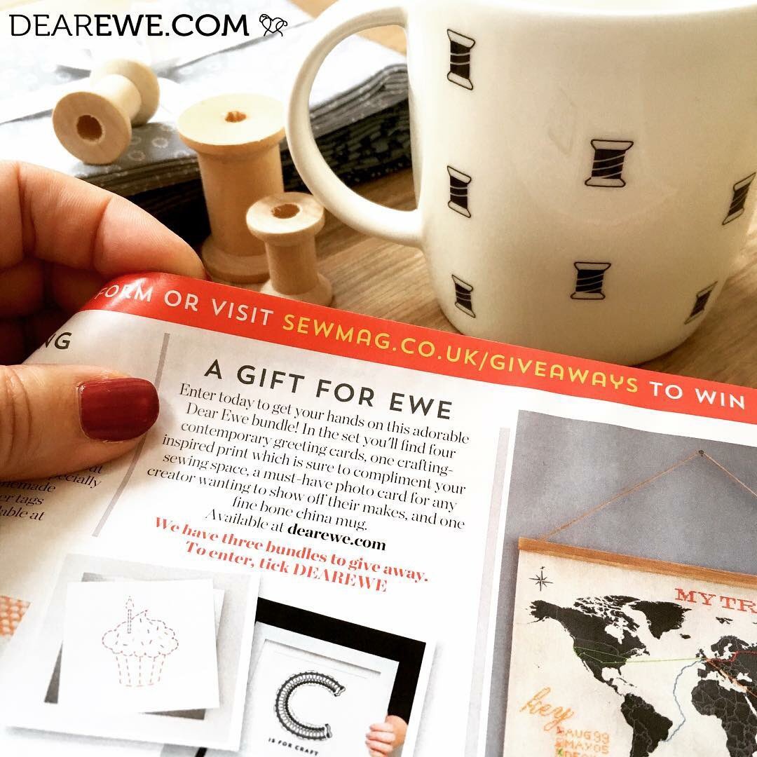 dear_ewe's tweet photo. Did you see the new issue of @sewhq magazine? We've got a sewing bundle, worth over Β£173, up for grabs in the Xmas issue (116) Pop on over the the magazine's website to enter #dearewe #Competition #giveaways #sewing https://t.co/WYdcD6LpYw