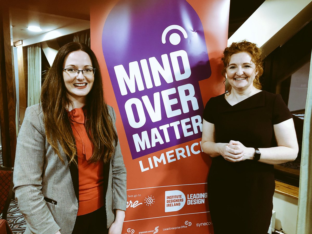 BlinkDesignIRL's tweet photo. Wow had the amazing opportunity to meet @Dr_Niamh_Shaw tonight @NetworkLimerick event. So inspiring! “You can make the impossible possible!” Thrilled to hear Niamh loves the #MindOverMatter2018 @IDI_MOM initiative! 😁🌝 #ConquerYourSummit https://t.co/Y3tNDDnQCf