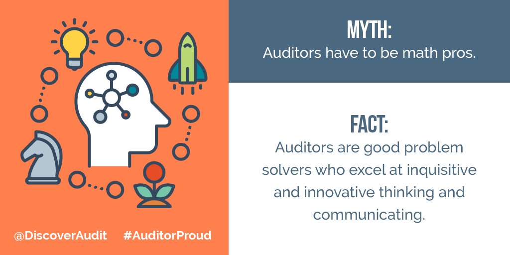 LTuite's tweet image. I wonder how many people are missing out on an amazing career in audit due to this misconception?! Are you a #FutureAuditor?! Maybe you should be! Learn more about the profession @DiscoverAudit (DiscoverAudit.org) and join the world in being #AuditorProud! #AuditorProudDay