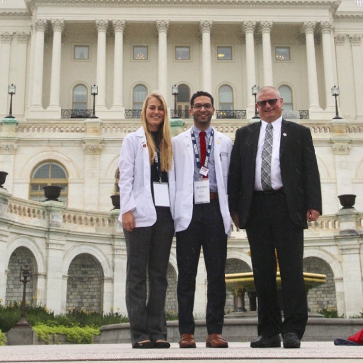 KYCOMatUPike's tweet photo. #KYCOM Dean Dana Shaffer and our students Mustafa Basree and Jenna Sturz are on Capitol Hill today discussing Graduate #medical education with legislators including Kentucky Senator Rand Paul. #SaveGradPLUS #SavePSLF #COMDay18 #UPIKE #Pikeville #osteopathic #medstudentlife https://t.co/uJRpKwkll3