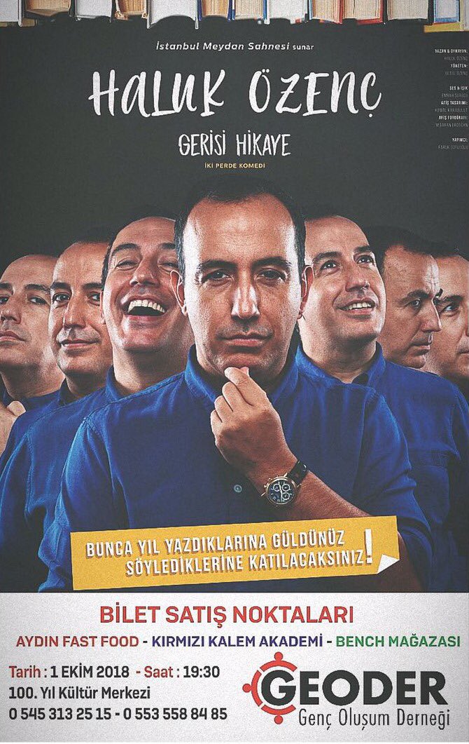 fevzitan's tweet photo. #halukozenc #haluközenç #çankırı #etkinlik #geoder #Türkiye #cankiri #twitter #pazartesi #haditiyatroya #cku https://t.co/iTX0MJ4I9l