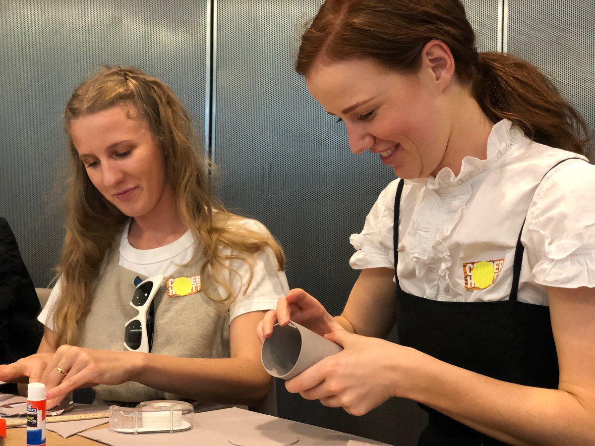 cooperhewitt's tweet photo. A full house for the final program in our 2018 #DesignByHand series with Carole Baijings of #ScholtenBaijings! Participants explored materials and prototyping in a workshop inspired by the acclaimed Dutch studio's Paper Porcelain series. Thanks @vancleefarpels! https://t.co/Ux27yQXUYh