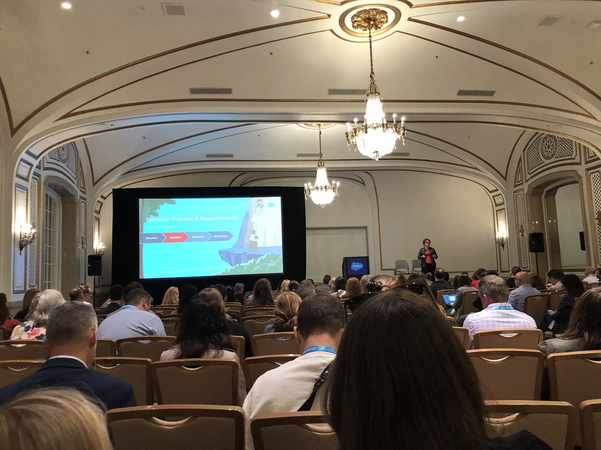 dswendsen's tweet photo. @tracyleiler at #DF18 talking about the @insideview journey to @Pardot. Killing it as usual. https://t.co/QqjxvwMrHR