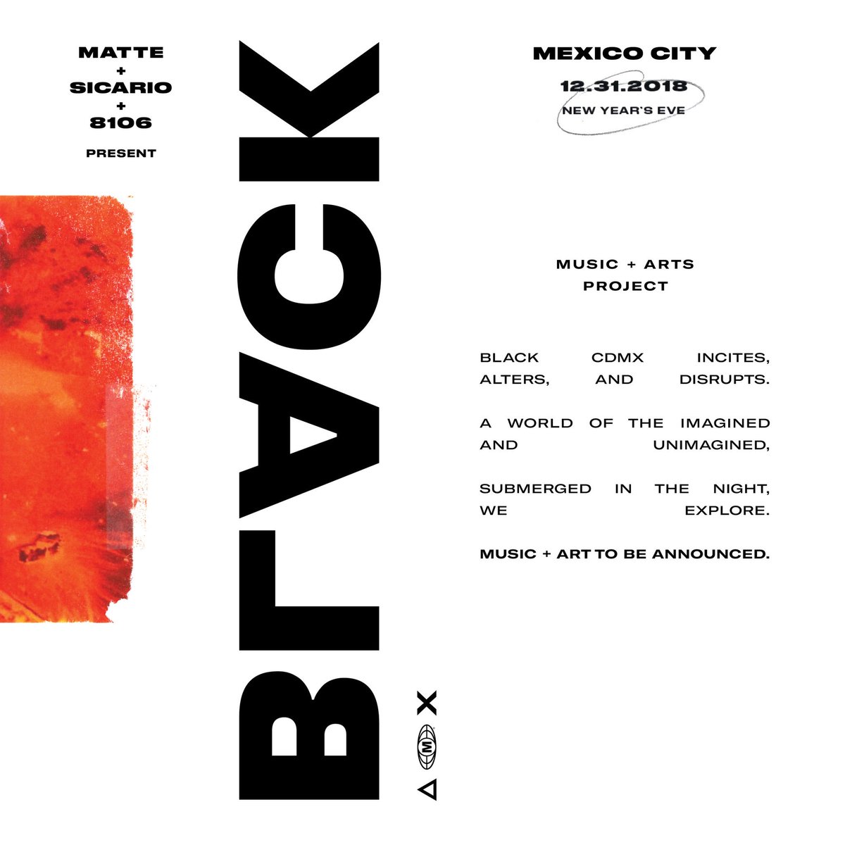 blackbymatte's tweet photo. MEXICO CITY — NEW YEAR’S EVE 2018 — https://t.co/XxIeJ5Khvs 

#BLACKbyMATTE https://t.co/acxl7Ck6ur