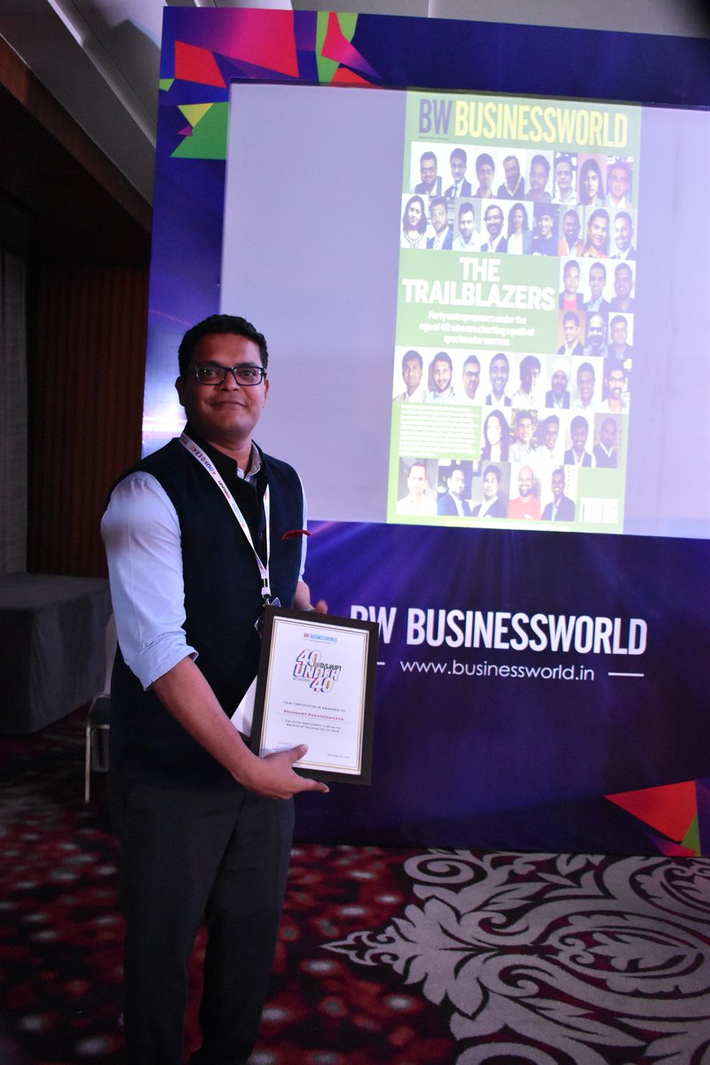 BwDisrupt's tweet photo. Presenting The Honorable Winners of The @BwDisrupt #40under40 Success Summit and Awards at @TheLeelaHotels Ambience Gurugram https://t.co/dY8U08VI3G