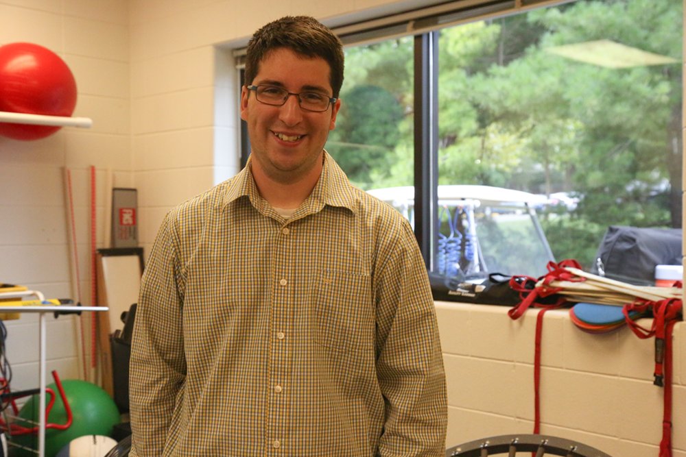 ManchesterUniv's tweet photo. #HuManU Lucas Dargo, assistant professor of exercise science and athletic training, discusses Manchester’s Master of Athletic Training Program and his advice for current students. https://t.co/Im2dS8WlTC https://t.co/N53c0YDijg
