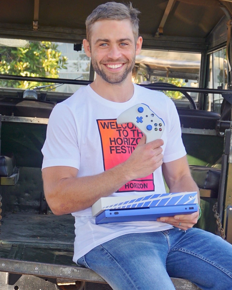 codywalkerroww's tweet photo. Well here it is! The official #Game4Paul Xbox based on Paul’s Nissan Skyline R34 GT-R from Fast 2! Go to https://t.co/WrY1juBQ59 to see how you can win. https://t.co/pyzxkGj5XB