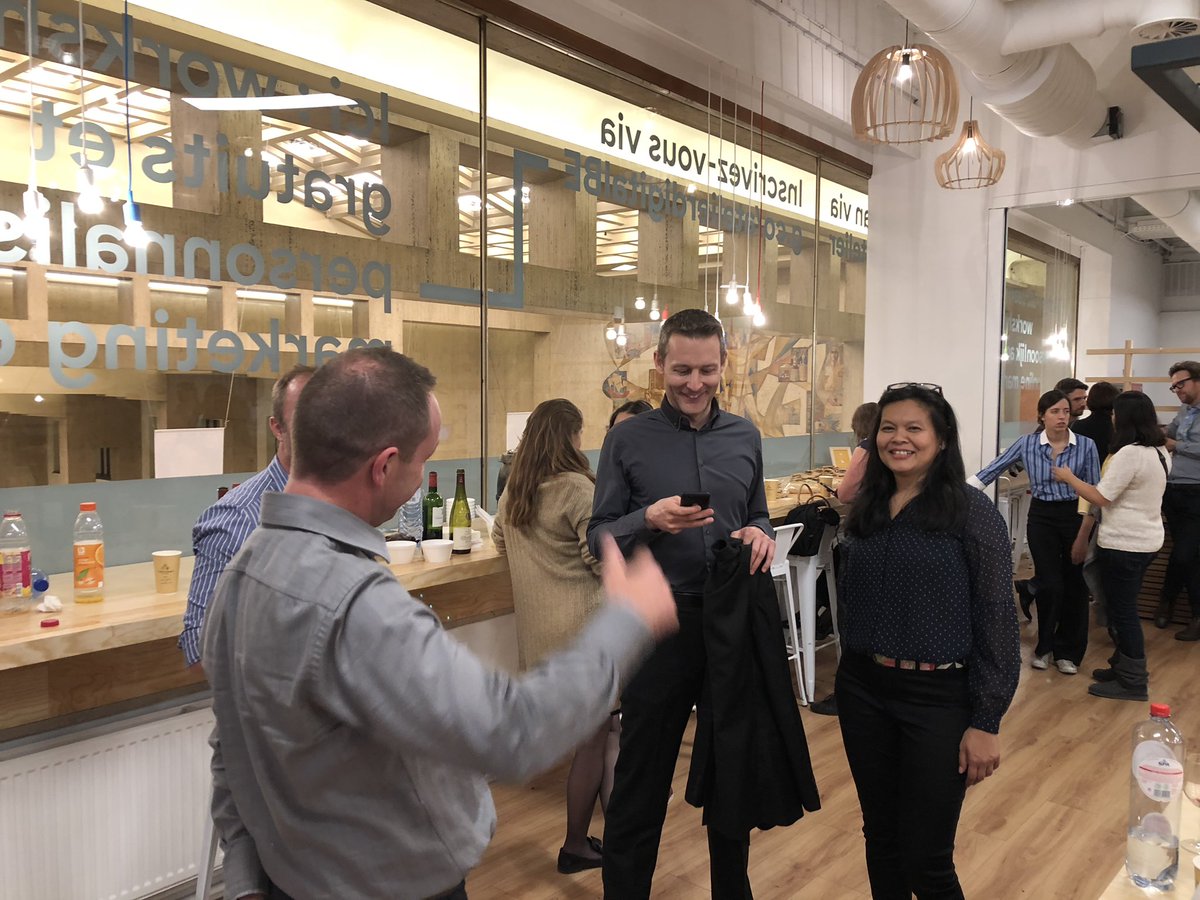 Despite great speakers, the exchanges during the break and after the event seems to remain the best moment for most of the participants. #CyberSecurity #isc2beluxevents