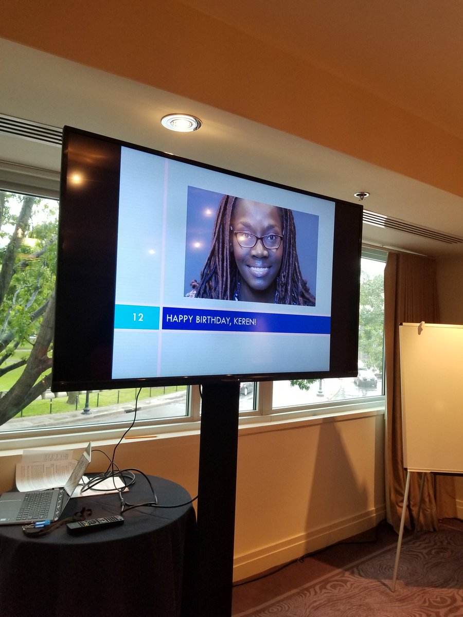 CadetKeren's tweet photo. #iSTRIVEFor a moment of thankfulness for being acknowledged during the STRIVE Institute.
Thanks Leah for remembering my birthday! https://t.co/GgChVULl3m