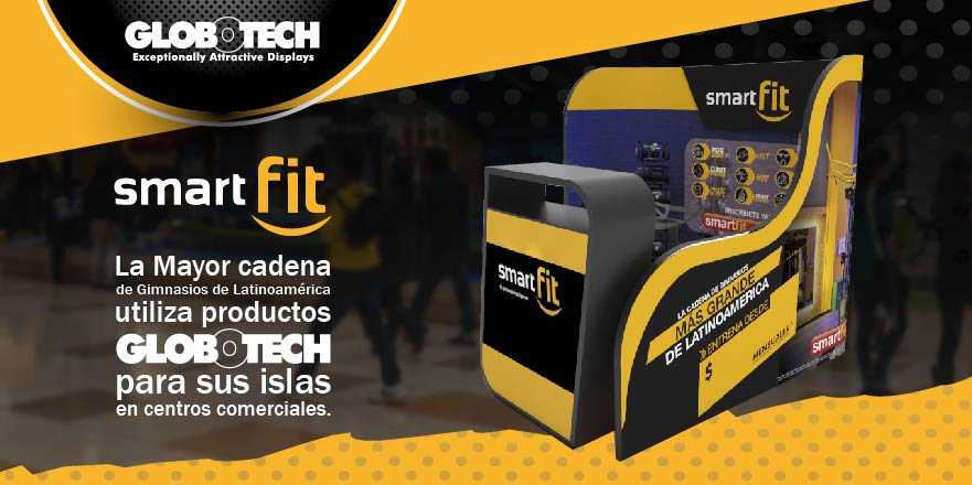 Globotech_SA's tweet photo. Smart Fit esta marcando diferencia con su Stand elaborado por Globotech, Tú también puedes marcar la diferencia solicita una asesoría personalizada https://t.co/BPnvzxgPbe o llámanos al 3017126029. https://t.co/ZHujYmHPCh