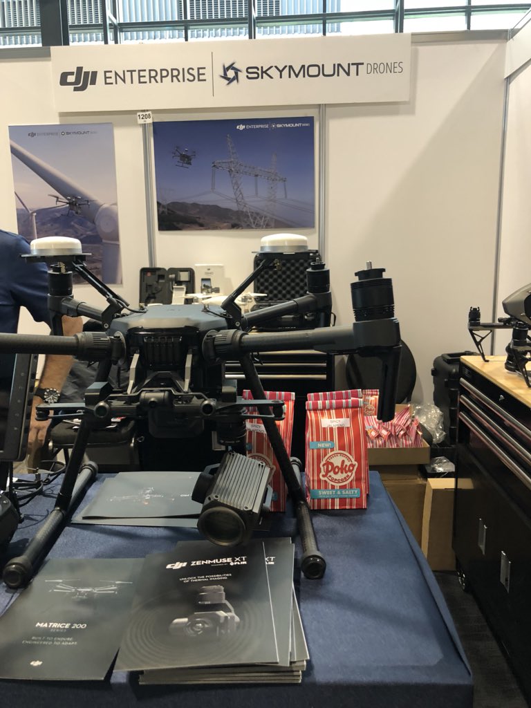Visit Skymount Drones at booth 1208 and grab some popcorn! #IPE18