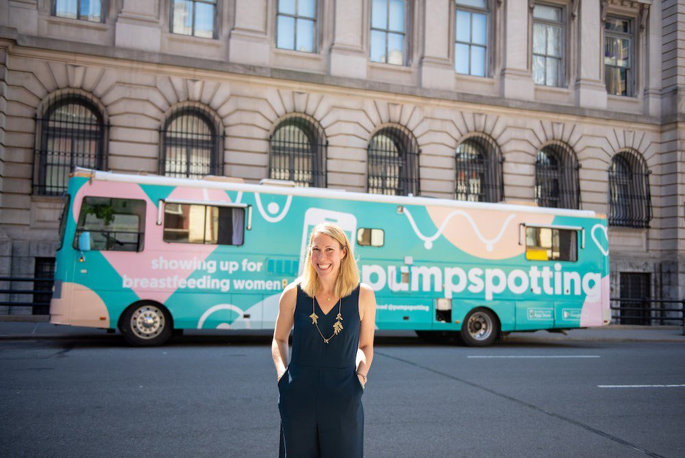MassChallenge's tweet photo. #MCFinalists @pumpspotting is competing for $1.5M in cash prizes at #MCAwards18. Learn more about their MC journey and their efforts to create a network for #breastfeeding mothers: via @whit_richardson https://t.co/RVHKEMs8xC https://t.co/WGluIJuFdI