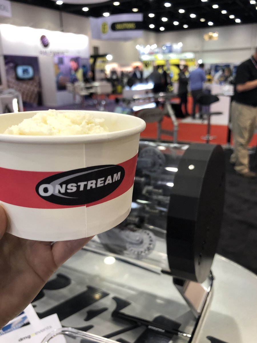 Get some tasty ice cream from Onstream at booth 312 #IPE18