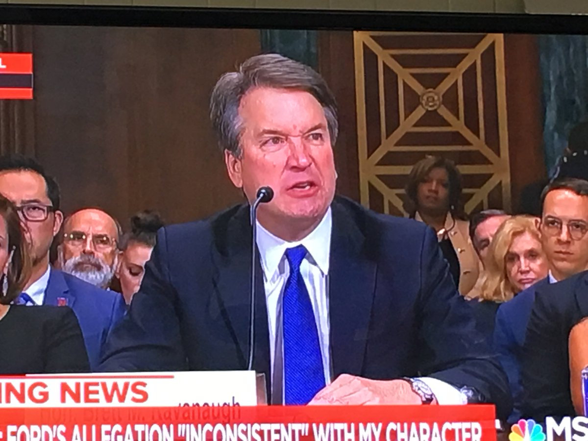 AynRandPaulRyan's tweet photo. AND THAT'S WHY I, BRETT KAVANAUGH, WILL BE A COMPLETELY INDEPENDENT, IMPARTIAL, DISPASSIONATE VOICE ON THE SUPREME COURT AND ALSO I NEED MORE BEER
#KavanaughHearings # https://t.co/F5DcqaYZhy