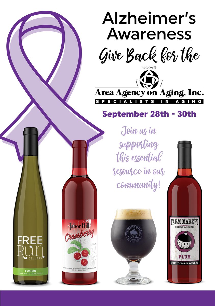 FreeRunCellars's tweet photo. This weekend we're giving back in honor of Alzheimer's Awareness Month. For every bottle sold of Fusion - our dry &amp; fruity white blend - we're donating $1 to the Region IV Area Agency on Aging! #AlzheimersAwarenessMonth https://t.co/ftRTglocCS
