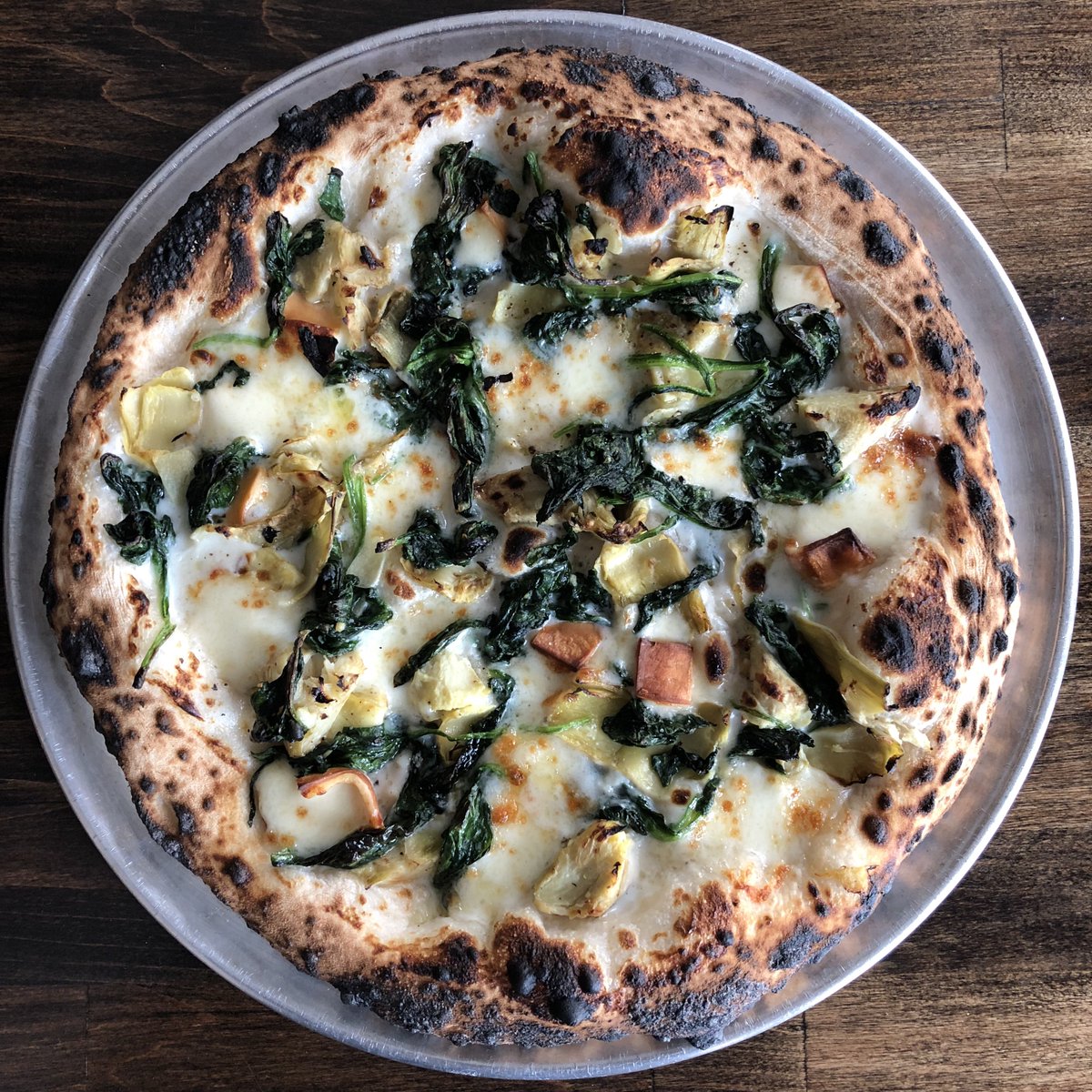 New special pizza tonight! Spinach &amp; Artichoke pizza with bechamel, garlic &amp; smoked mozzarella 

📸 <a href="/stevevoegele/">Steve Voegele</a> #bufadpizza #phillypizza #phillyeats