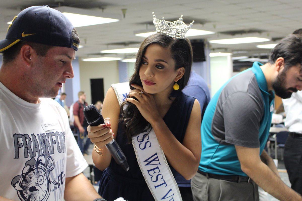 MissAmericaWV's tweet image. Yesterday was one for the books! Catch Miss WV and “the boys” back on October 24th to see who will be the ultimate beard growing champ! 🧔🏽🧔🏼🧔🏻🧔🧔🏿 #MissWV2018