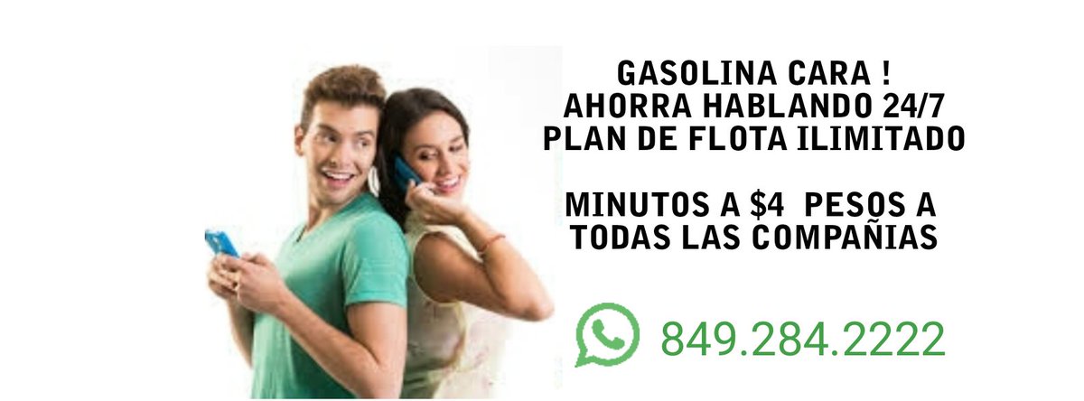 framigps's tweet image. Aprobecha tu linea flota por solo $250 p. minutos solo $4 p.
Llama whatsapp 8492842222