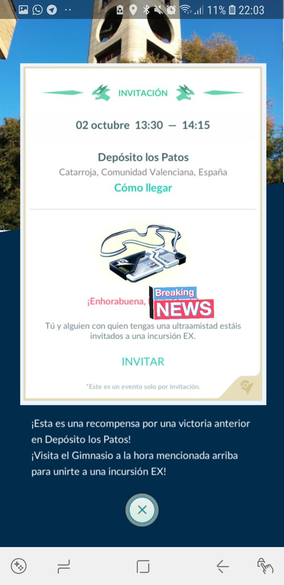 Reina_Mayla's tweet photo. Que emoción!!
Primer pase EX para Deoxys!! 😍😍😍😍
#PokemonGoGen3 #RaidEx #Deoxys https://t.co/0D9bMQ3Ta3