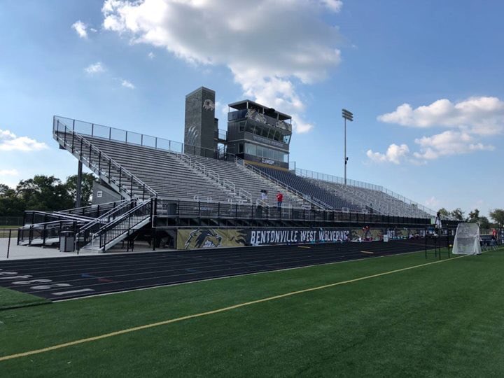 So_Bleacher's tweet photo. I guess you could say Arkansas is close our heart [we were founded in Van Buren]! Proud of this project in Centerton and enjoyed working with their team. #BleacherBuilders https://t.co/XC1HrQ6ipA