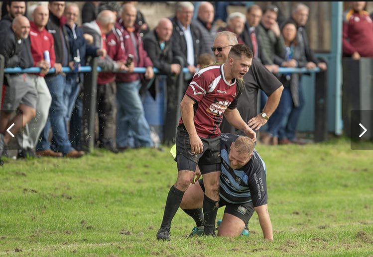 BedlinogRFC's tweet photo. @Robertevans02 @Sparryphoto @newbridgerfc @WalesRugby You missed the before and after. Sums up@the humour and brotherhood in Rugby #KillThemFirst #LaughandBeersAfter https://t.co/qZkE4uQ9FH