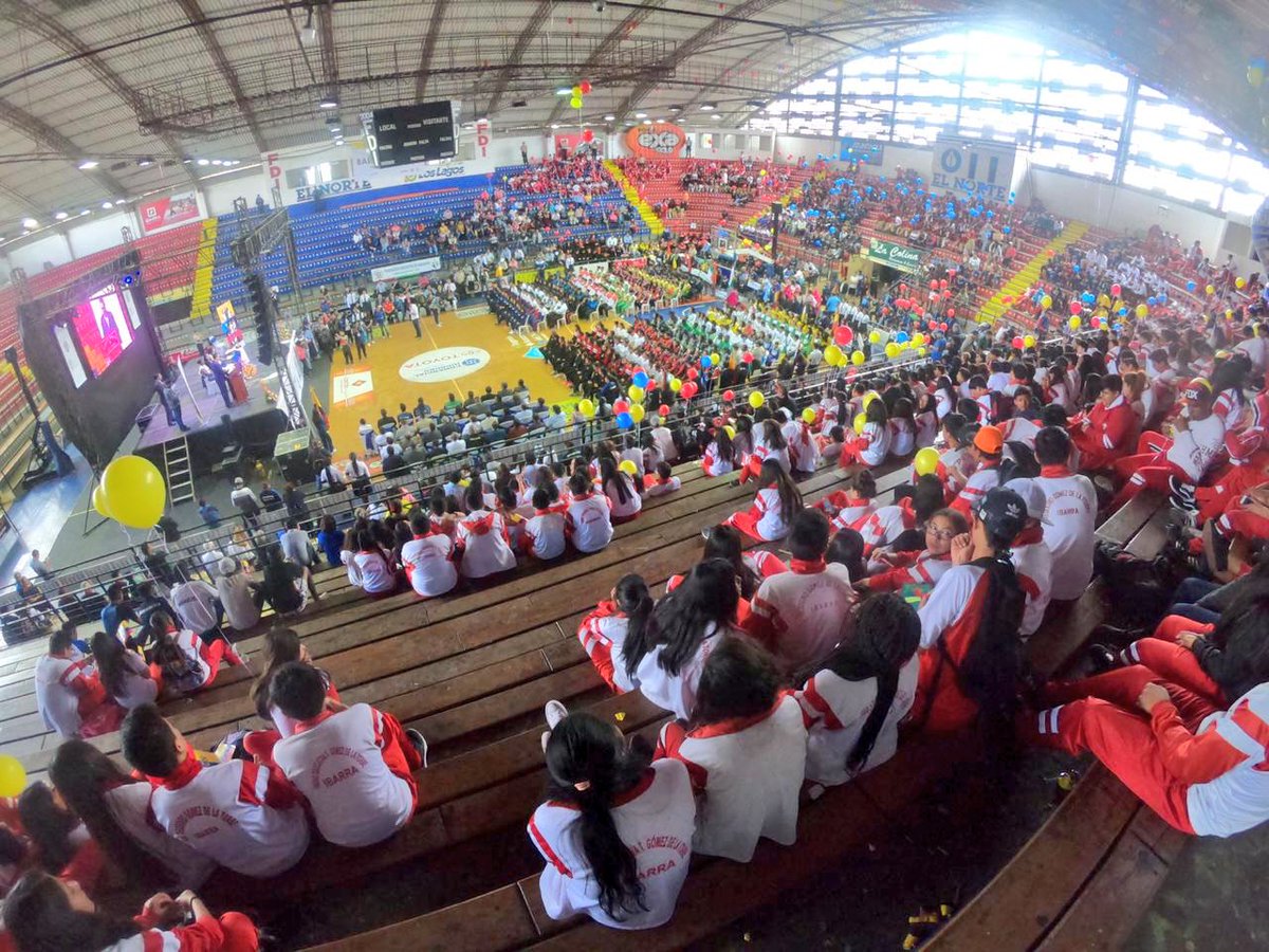 fedesantaelena's tweet photo. Deportistas de baloncesto y Lucha Olímpica participaron en la inauguración de los XIII Juegos Deportivos Nacionales de Menores 2018, el acto inaugural se llevó a cabo en el Coliseo General Luis Leoro Franco de la ciudad de Ibarra #FEDESE #JuegosMenoresEc #SantaElena https://t.co/v186bOQP2f