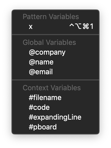 teacodeapp's tweet photo. New #TeaCode provides not only global variables, but also introduces context variables. 🤔 You have access to current file name, entire code (in this file), expanding line or current content of the paste board. And with scripts… it might get quite powerful 💪😎

#TeaCode2 https://t.co/yPqi34zGek