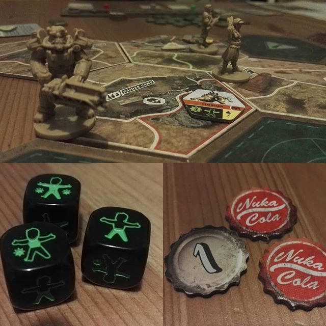 GamesExplorers's tweet photo. ...and it's every one for themselves, scavenging the wasteland! #fallout @fantasyflightgames #thursdaynightgame #instagame #gamestagram #analoggames #bgg #spiel #jeux #fundelivered https://t.co/Rrmf1q21EM https://t.co/EQQDxVTcYc