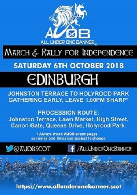 45albannach's tweet photo. Please try to attend this march as it is about YOUR future, SCOTLAND'S future and all our futures. #AUOBEdinburgh #AUOB #MarchForScotland together #WeAreScotland #DissolveTheUnion #indyref2 #VoteYes #FreeScotland https://t.co/mW8qikUZjS