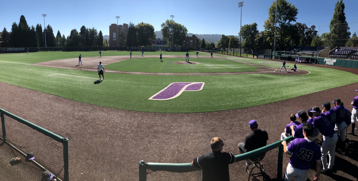 PortlandPilots's tweet photo. 75 degrees and sunny in Portland!  ☀️ Must be baseball weather @UPPilotBaseball #WeArePortland https://t.co/Y1PNOCySLw