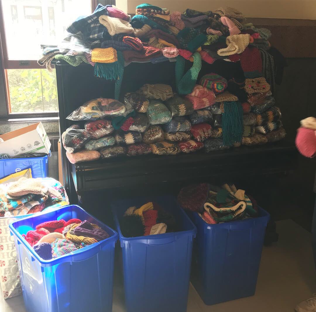 Blondell_RB's tweet photo. The 2018 Annual Knit In was definitely a success! Thank you so much to all of the knitters, volunteers and supporters who came out today! Next Up: Warmth in Winter! #knitin #warmthinwinter #knit #phillyknits https://t.co/ONaVNAR5W0