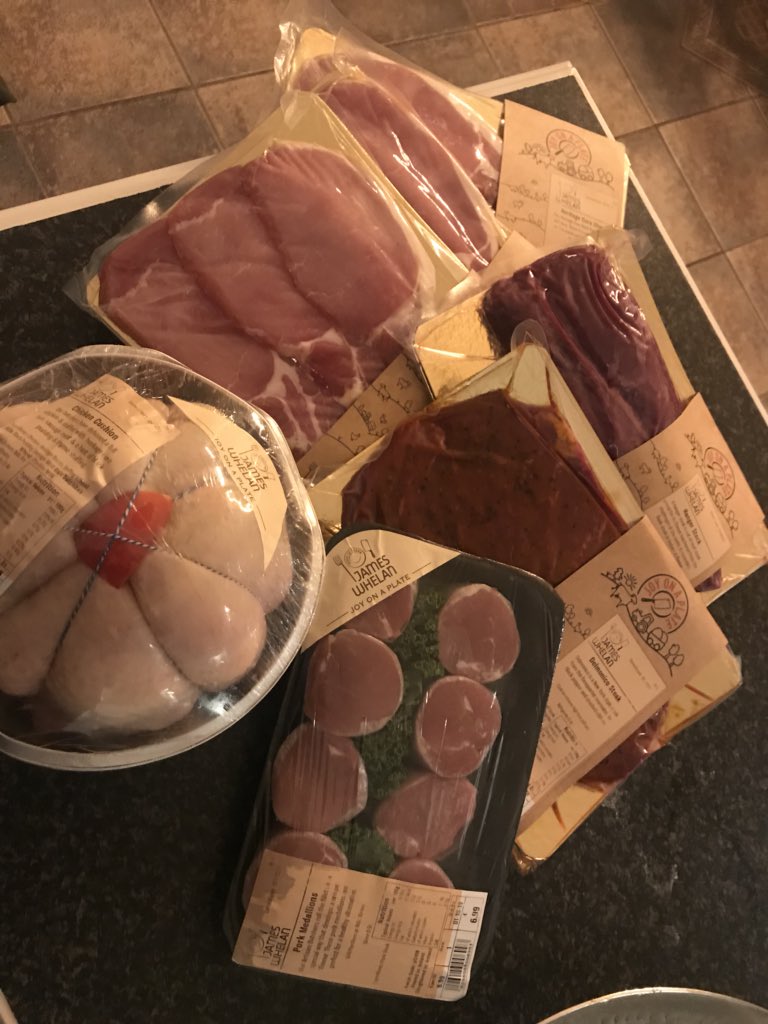 Had the pleasure of meeting some of the new @JWButchers #Cork team today who recommended lots of mouthwatering cuts of meat to try - will hv fun trying them out this weekend. Can’t wait for shop to open in @dunnesstores BishopstownCourt 👍😃😋
