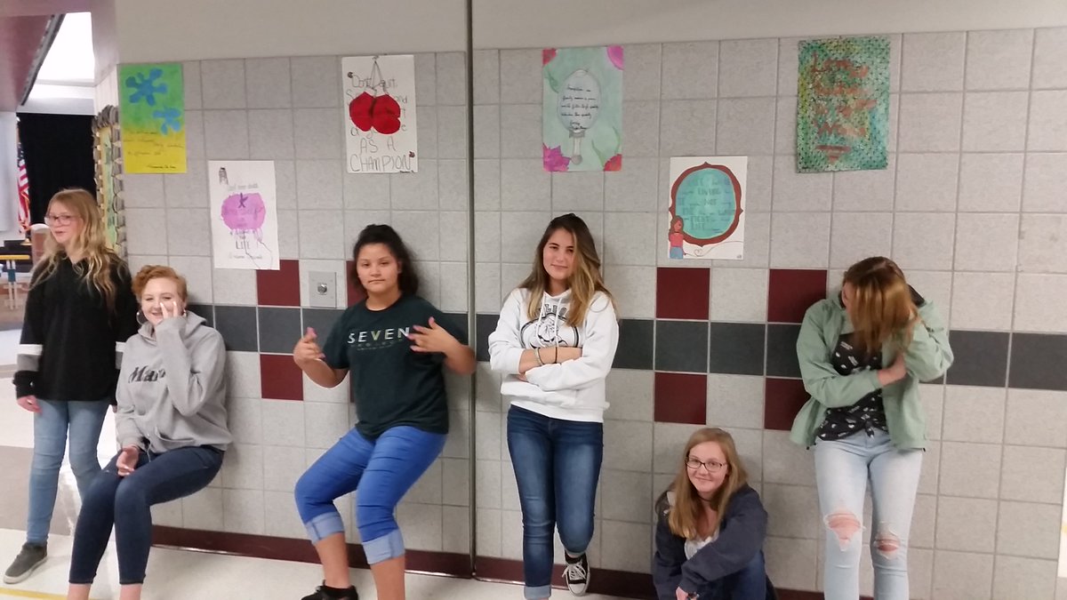 ARTrcms's tweet photo. Kindness Matters! RMS 8th grade Advanced Art students designed and illustrated a famous quote of their choice to encourage others! Plan to be inspired! Check out the hallways and cafeteria to see these talented artworks! #RCMSJOY, #TEAMrcms https://t.co/ZDbzutHtM9