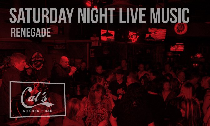 CatsKitchenBar's tweet image. Saturday live music with Renegade #NiagaraFalls