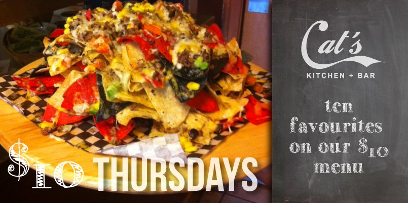 CatsKitchenBar's tweet image. Why are our Thursdays so good? It's Nacho Bizness #NiagaraFalls