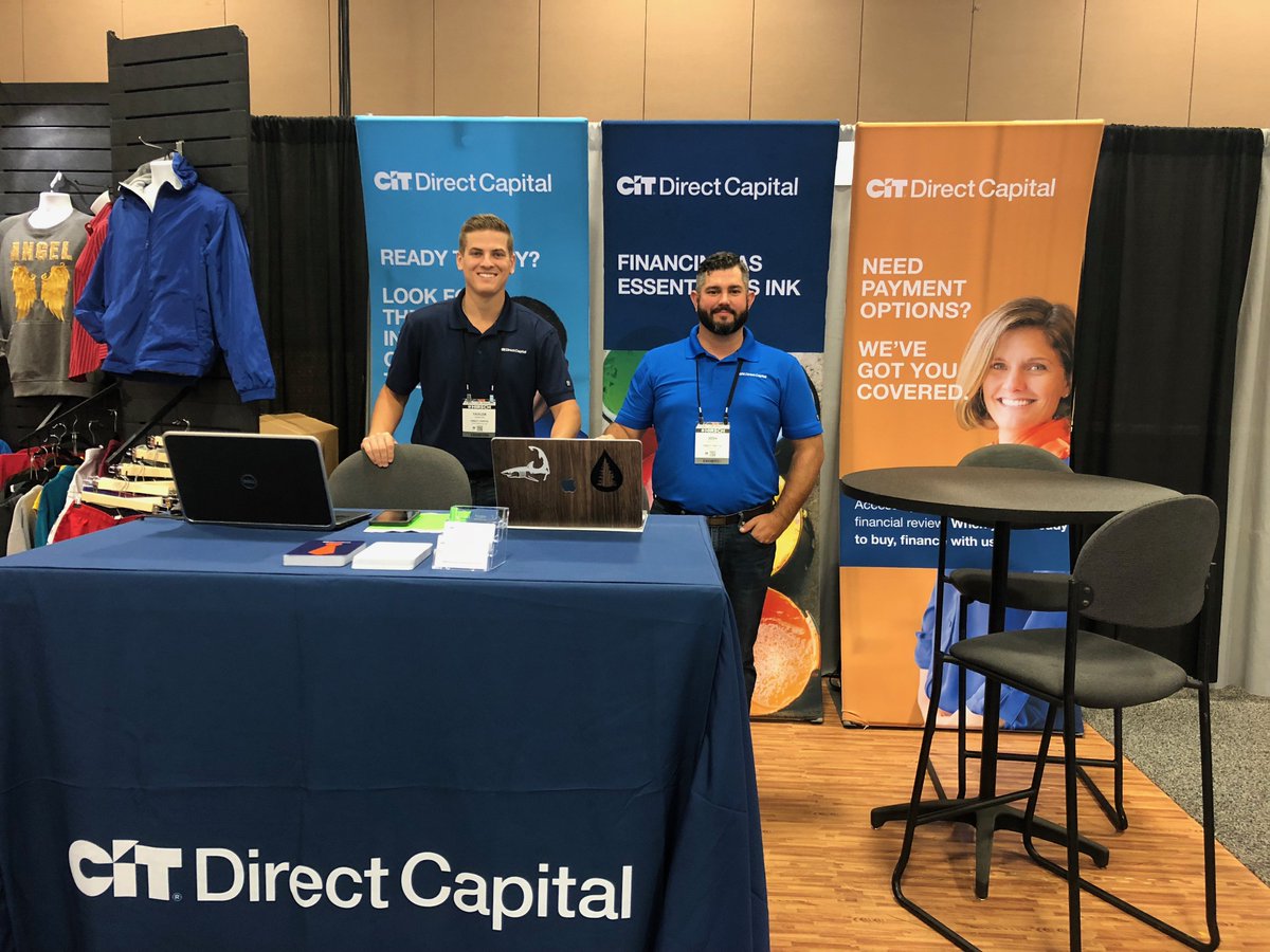 We’re in Fort Worth at <a href="/issshows/">Imprinted Sportswear</a>! Visit us at booth 1221! Meet our reps and learn more about how financing can grow your #smallbusiness.