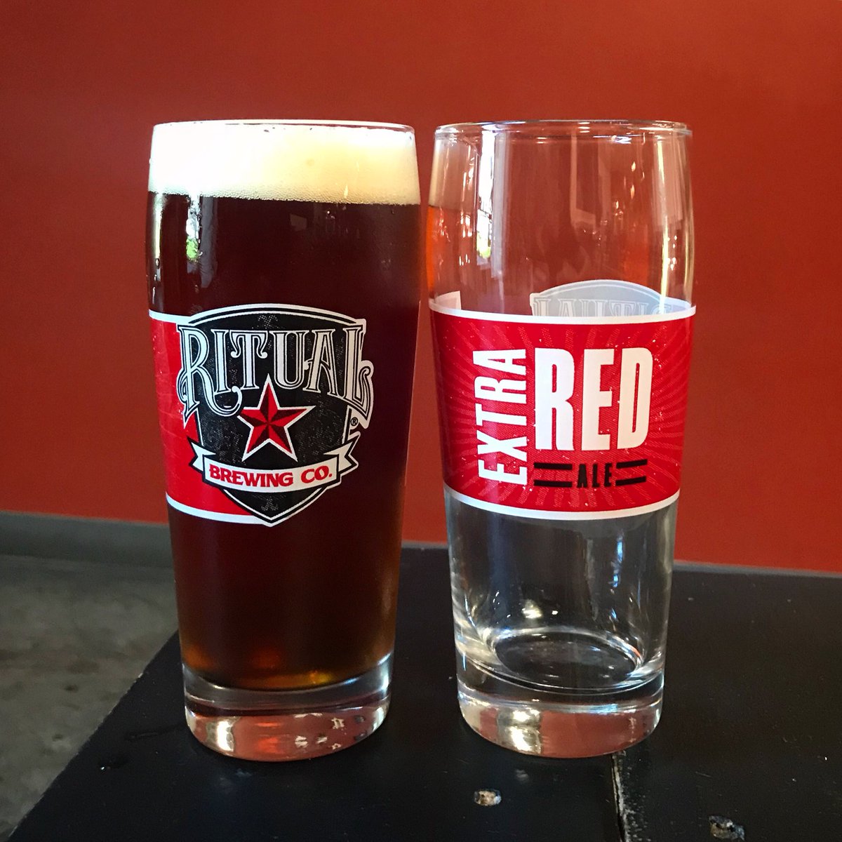 RitualBrewing's tweet photo. New Glassware Available Now!
16oz Willi Becher #ExtraRed glassware just hit the shelves in our TapRoom!
_
Tomorrow we have a delicious brown ale hitting taps, make sure to mark you calendars. Can you name this brew?
#ritualismybeer #beerismyritual https://t.co/Azhp3pqzJr