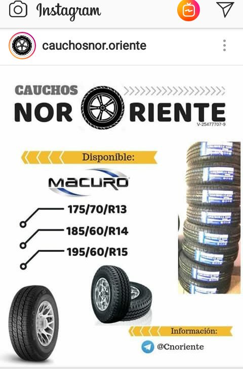 pacocami2's tweet photo. @trafficPUERTO #Anzoátegui #Barcelona #Lecheria #plc #guanta NORORIENTE todo en cauchos #macuro #garantizado https://t.co/895akCr1Zz