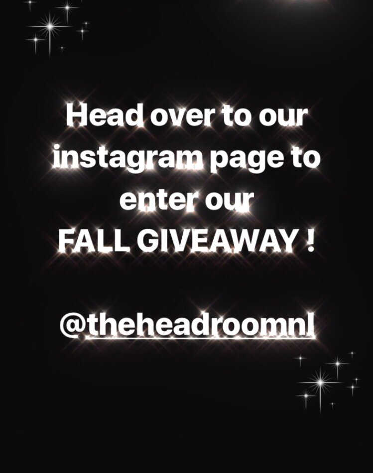 HeadroomNL's tweet photo. Head over to our Instagram page @theheadroomnl to enter our Fall Giveaway! https://t.co/8FNUNDtmoU